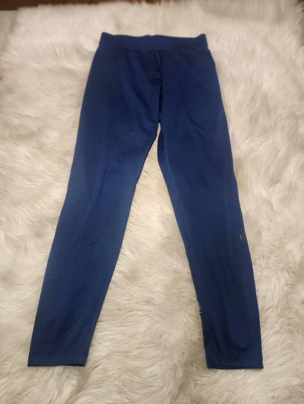 Spyder Active Pants Womens Large Ankle Pants Stretch Yoga Leggings Navy Blue